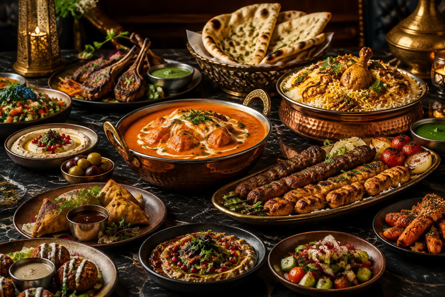 Multi-cuisine dishes served at Fumes & Flavours