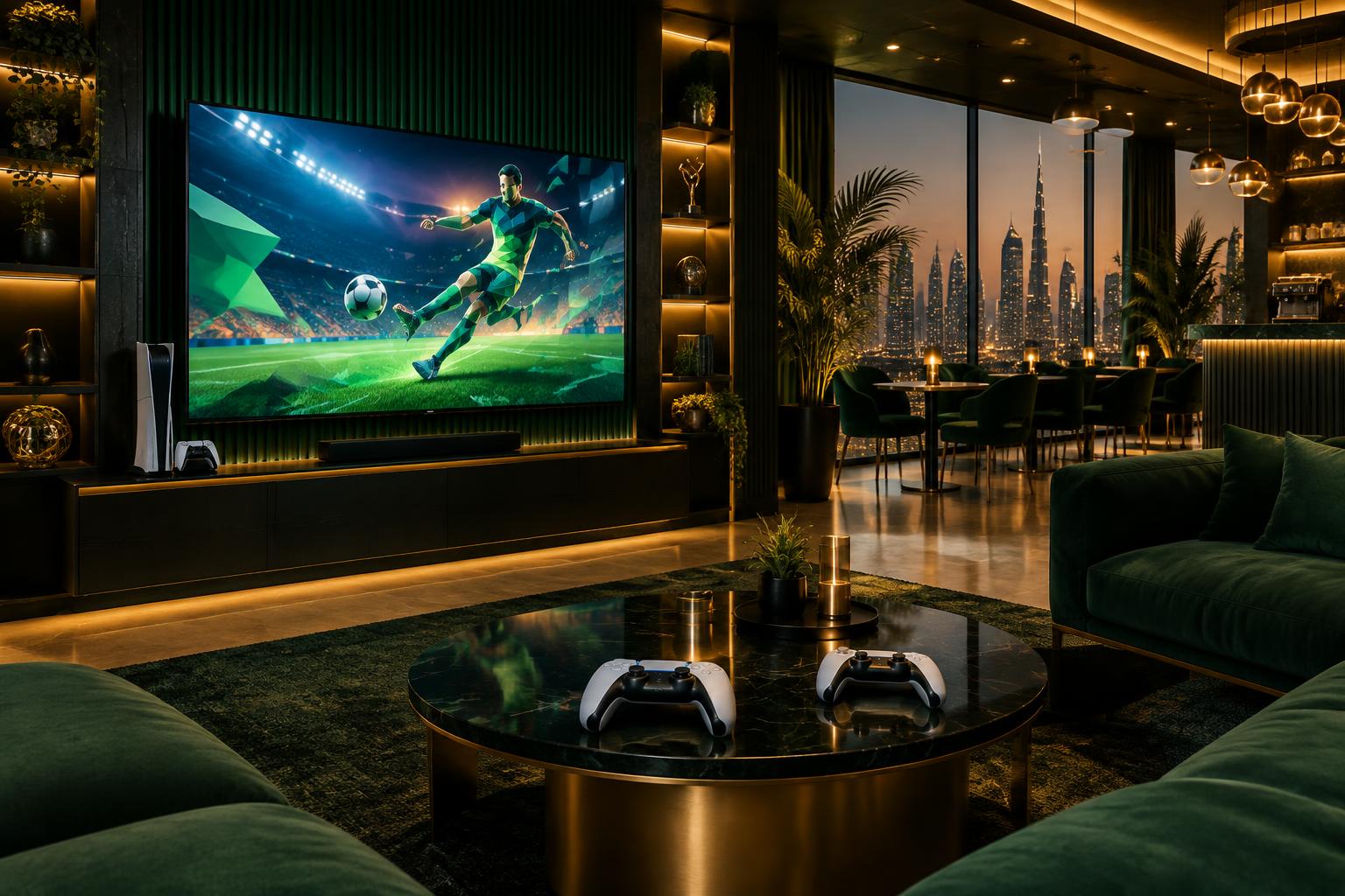 Premium console gaming lounge