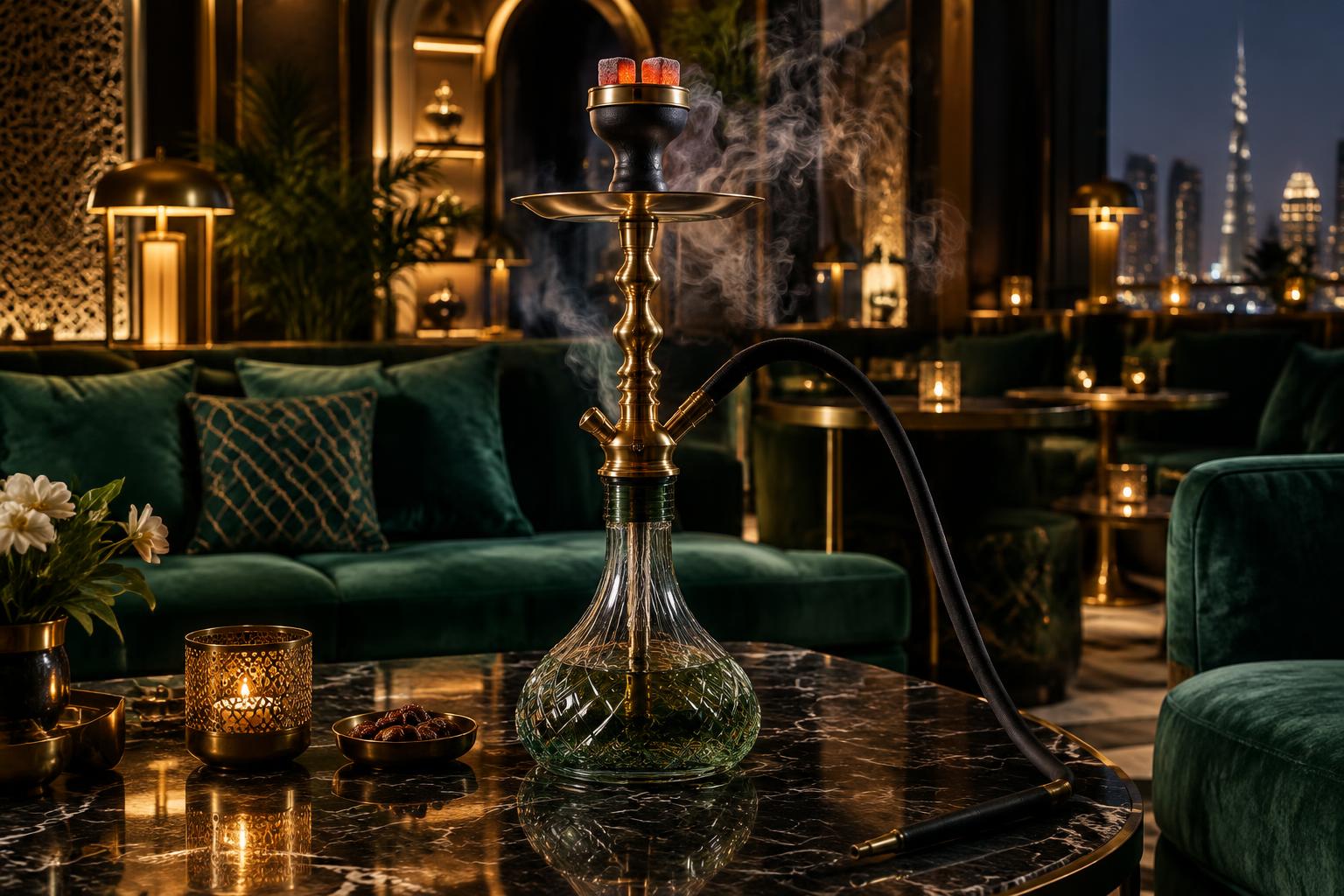 Premium shisha setup at Fumes & Flavours
